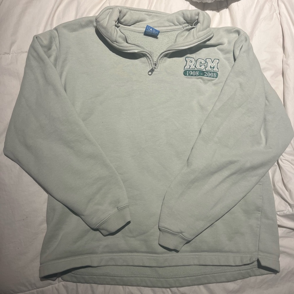 Vintage embroidered 1/4 zip